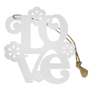 93-3724 Wooden love ornament χονδρική, Christmas Items χονδρική