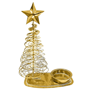 93-3768 Metal candle holder with tree χονδρική, Christmas Items χονδρική