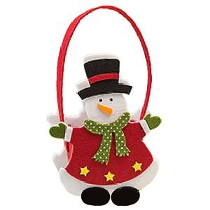 93-3820 Basket felt snowman χονδρική, Christmas Items χονδρική