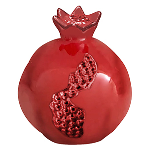 93-3844 Porcelain pomegranate small open χονδρική, Christmas Items χονδρική